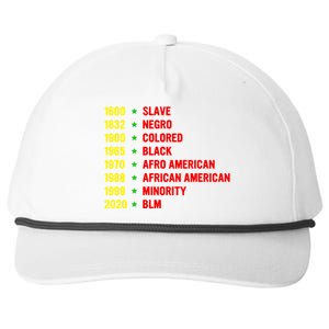 Juneteenth Celebrate Black History Month Melanin Freedom Gift Snapback Five-Panel Rope Hat