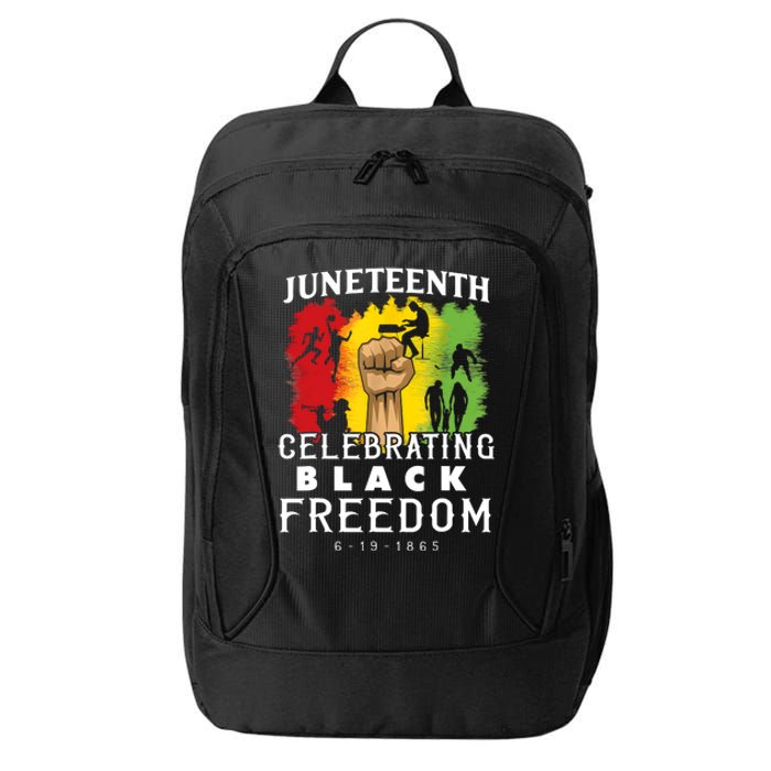 Juneteenth Celebrate Black Freedom 1865 June 19th Men Women City Backpack