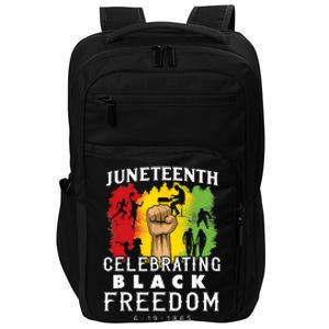 Juneteenth Celebrate Black Freedom 1865 June 19th Men Women Impact Tech Backpack