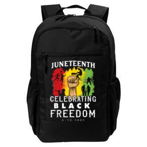 Juneteenth Celebrate Black Freedom 1865 June 19th Men Women Daily Commute Backpack