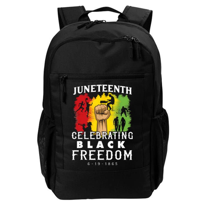 Juneteenth Celebrate Black Freedom 1865 June 19th Men Women Daily Commute Backpack