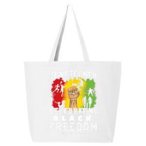 Juneteenth Celebrate Black Freedom 1865 June 19th Men Women 25L Jumbo Tote