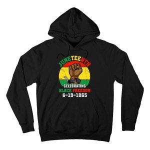 Juneteenth Celebrating Black Freedom 1865 African American Hoodie