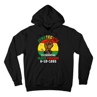 Juneteenth Celebrating Black Freedom 1865 African American Hoodie