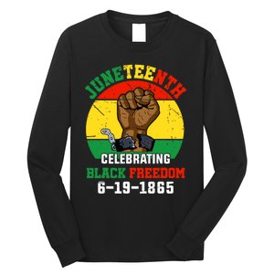 Juneteenth Celebrating Black Freedom 1865 African American Long Sleeve Shirt