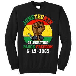 Juneteenth Celebrating Black Freedom 1865 African American Sweatshirt