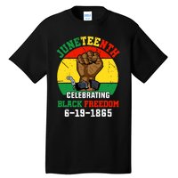 Juneteenth Celebrating Black Freedom 1865 African American Tall T-Shirt