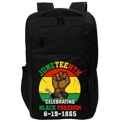 Juneteenth Celebrating Black Freedom 1865 African American Impact Tech Backpack