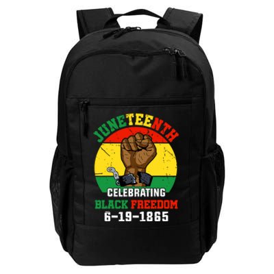 Juneteenth Celebrating Black Freedom 1865 African American Daily Commute Backpack