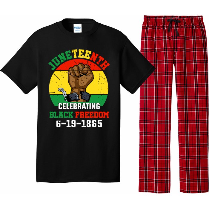 Juneteenth Celebrating Black Freedom 1865 African American Pajama Set