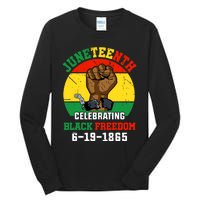 Juneteenth Celebrating Black Freedom 1865 African American Tall Long Sleeve T-Shirt