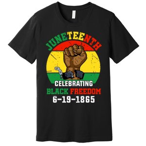 Juneteenth Celebrating Black Freedom 1865 African American Premium T-Shirt