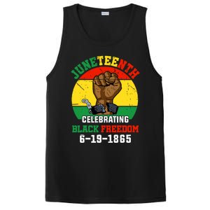 Juneteenth Celebrating Black Freedom 1865 African American PosiCharge Competitor Tank