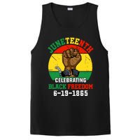 Juneteenth Celebrating Black Freedom 1865 African American PosiCharge Competitor Tank