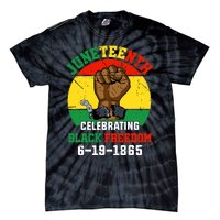 Juneteenth Celebrating Black Freedom 1865 African American Tie-Dye T-Shirt