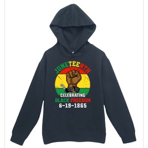 Juneteenth Celebrating Black Freedom 1865 African American Urban Pullover Hoodie