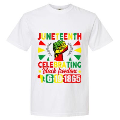 Juneteenth Celebrating Black Freedom 1865 Garment-Dyed Heavyweight T-Shirt