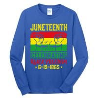 Juneteenth Celebrating Black Freedom 1865 Black History Meaningful Gift Tall Long Sleeve T-Shirt