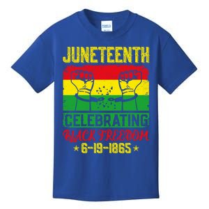 Juneteenth Celebrating Black Freedom 1865 Black History Meaningful Gift Kids T-Shirt