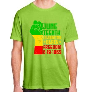 Juneteenth Celebrate Black History 1865 June 19th Gift Adult ChromaSoft Performance T-Shirt