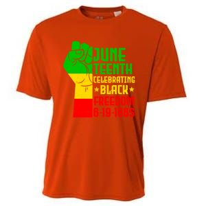 Juneteenth Celebrate Black History 1865 June 19th Gift Cooling Performance Crew T-Shirt