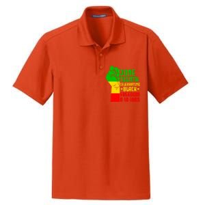 Juneteenth Celebrate Black History 1865 June 19th Gift Dry Zone Grid Polo