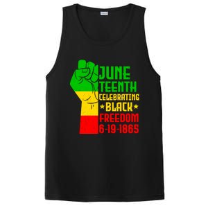 Juneteenth Celebrate Black History 1865 June 19th Gift PosiCharge Competitor Tank