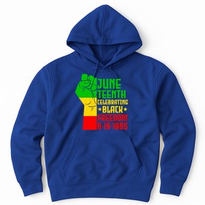 Juneteenth Celebrate Black History 1865 June 19th Gift Hoodie