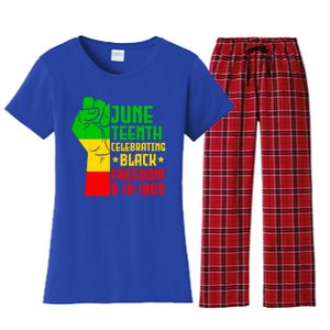 Juneteenth Celebrate Black History 1865 June 19th Gift Women's Flannel Pajama Set