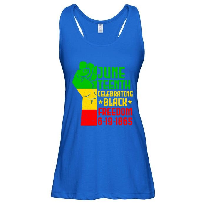 Juneteenth Celebrate Black History 1865 June 19th Gift Ladies Essential Flowy Tank