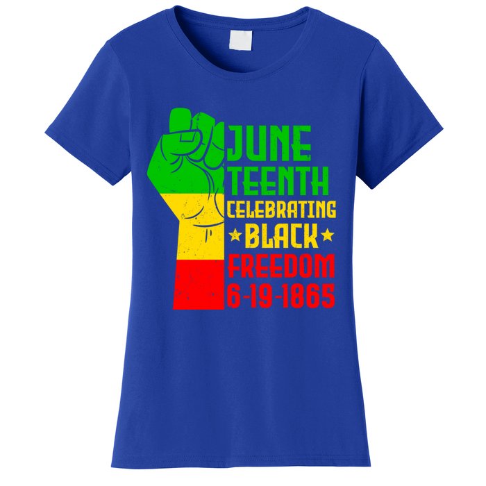 Juneteenth Celebrate Black History 1865 June 19th Gift Women's T-Shirt