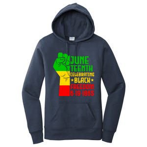 Juneteenth Celebrate Black History 1865 June 19th Gift Women's Pullover Hoodie