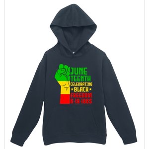 Juneteenth Celebrate Black History 1865 June 19th Gift Urban Pullover Hoodie