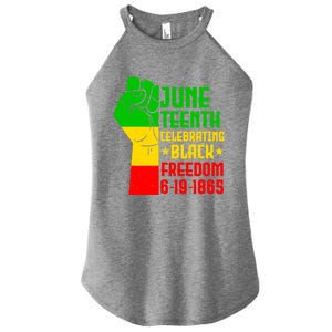 Juneteenth Celebrate Black History 1865 June 19th Gift Women's Perfect Tri Rocker Tank