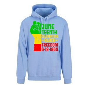 Juneteenth Celebrate Black History 1865 June 19th Gift Unisex Surf Hoodie