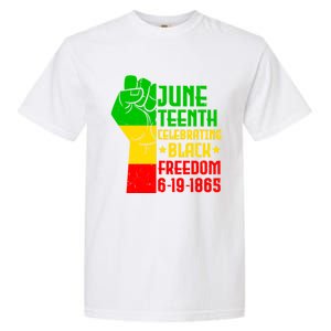 Juneteenth Celebrate Black History 1865 June 19th Gift Garment-Dyed Heavyweight T-Shirt