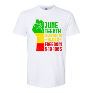 Juneteenth Celebrate Black History 1865 June 19th Gift Softstyle CVC T-Shirt