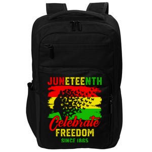 Juneteenth Celebrate Black History Black Power Black Funny Gift Impact Tech Backpack