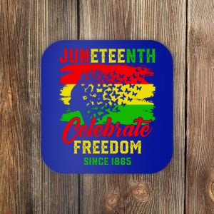 Juneteenth Celebrate Black History Black Power Black Funny Gift Coaster