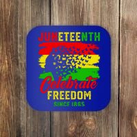 Juneteenth Celebrate Black History Black Power Black Funny Gift Coaster