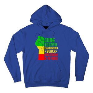 Juneteenth Celebrate Black History 1865 June 19th Meaningful Gift Hoodie