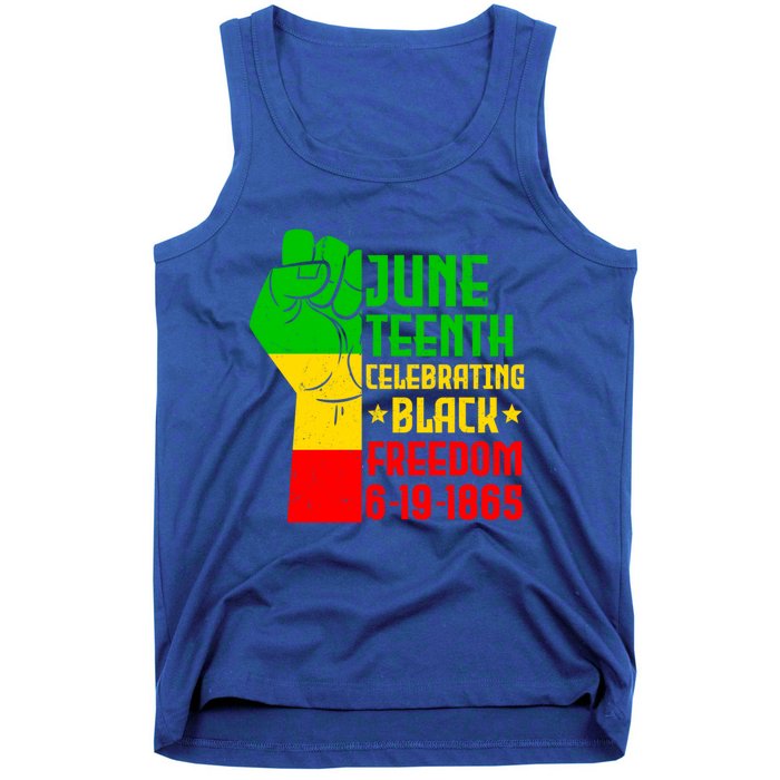 Juneteenth Celebrate Black History 1865 June 19th Meaningful Gift Tank Top