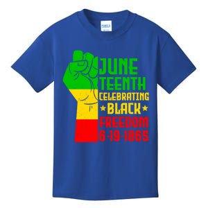 Juneteenth Celebrate Black History 1865 June 19th Meaningful Gift Kids T-Shirt