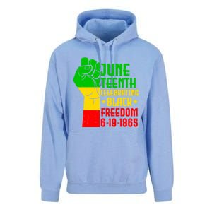 Juneteenth Celebrate Black History 1865 June 19th Meaningful Gift Unisex Surf Hoodie