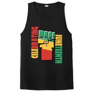 JUNETEENTH Celebrating Black Freedom 1865 African American PosiCharge Competitor Tank