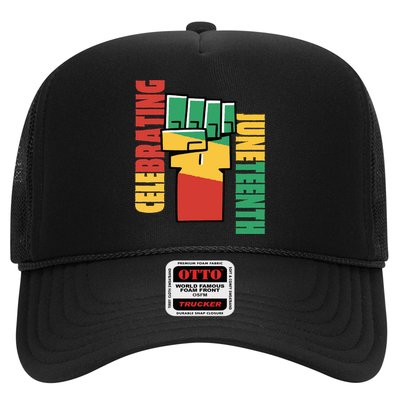 JUNETEENTH Celebrating Black Freedom 1865 African American Trucker Hat