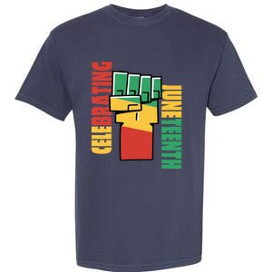 JUNETEENTH Celebrating Black Freedom 1865 African American Garment-Dyed Heavyweight T-Shirt