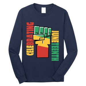 JUNETEENTH Celebrating Black Freedom 1865 African American Long Sleeve Shirt