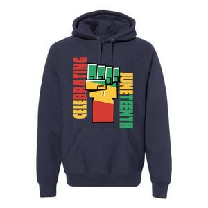 JUNETEENTH Celebrating Black Freedom 1865 African American Premium Hoodie