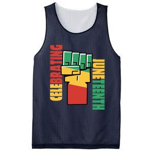 JUNETEENTH Celebrating Black Freedom 1865 African American Mesh Reversible Basketball Jersey Tank